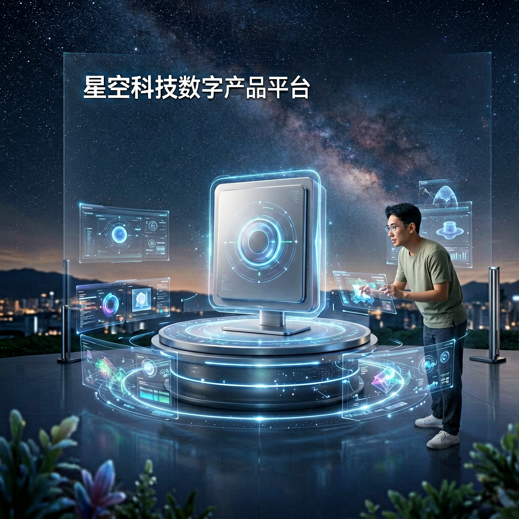 星空科技数字化产品平台界面展示